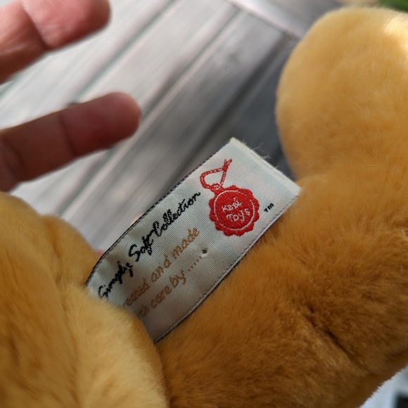 Keep stuffed Bear. Quality made. Jointed shoulders and hips. EUC. Tartan scarf. - Picture 3 of 8